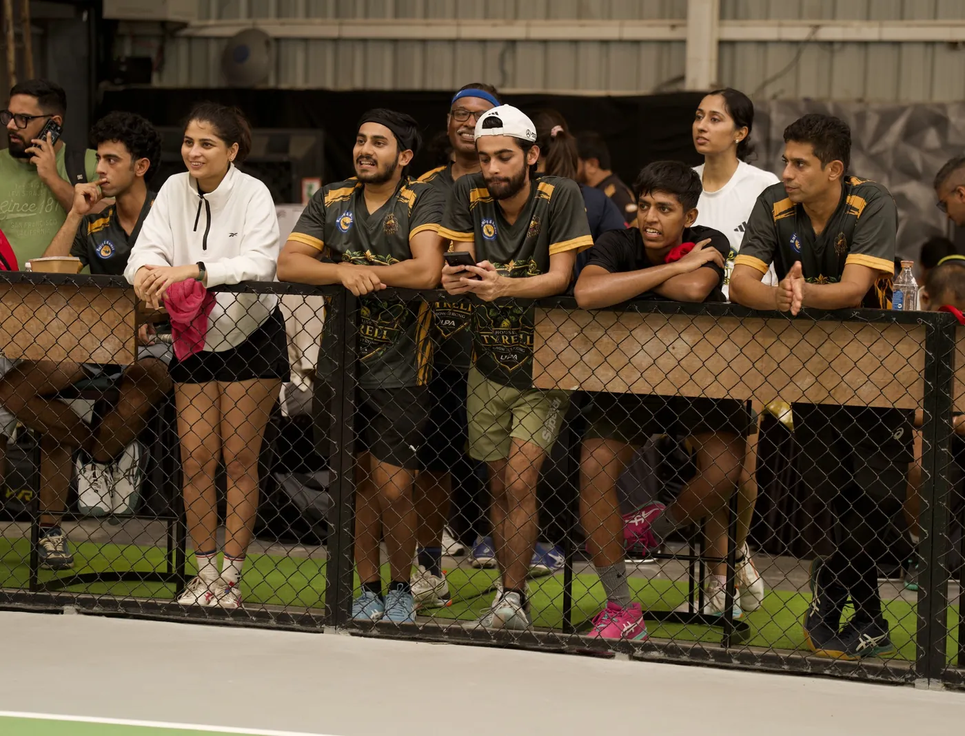 Teammates and spectators